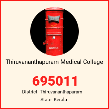 Thiruvananthapuram Medical College pin code, district Thiruvananthapuram in Kerala