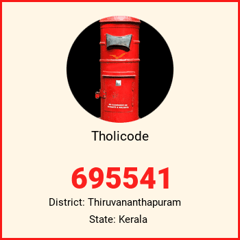 Tholicode pin code, district Thiruvananthapuram in Kerala