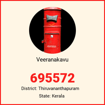 Veeranakavu pin code, district Thiruvananthapuram in Kerala