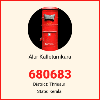 Alur Kalletumkara pin code, district Thrissur in Kerala