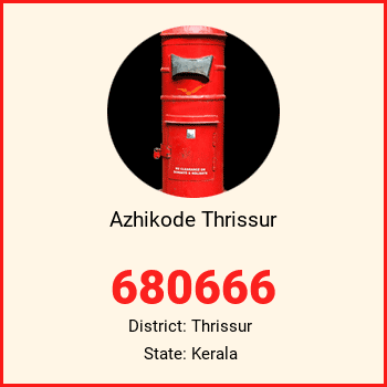 Azhikode Thrissur pin code, district Thrissur in Kerala