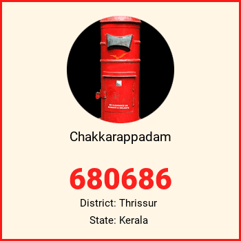 Chakkarappadam pin code, district Thrissur in Kerala