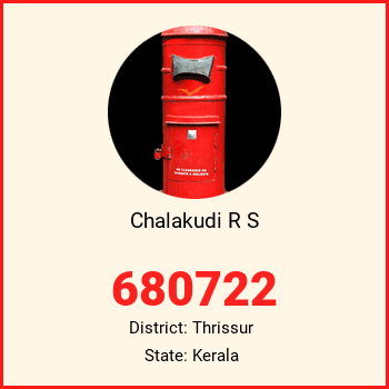 Chalakudi R S pin code, district Thrissur in Kerala