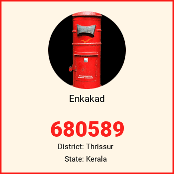Enkakad pin code, district Thrissur in Kerala