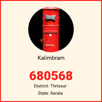 Kalimbram pin code, district Thrissur in Kerala