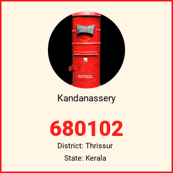 Kandanassery pin code, district Thrissur in Kerala
