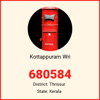 Kottappuram Wri pin code, district Thrissur in Kerala