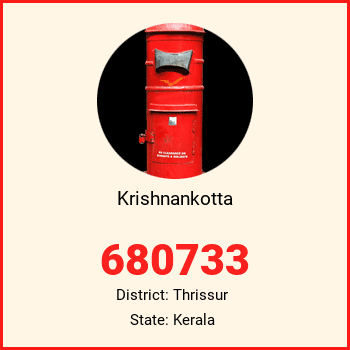 Krishnankotta pin code, district Thrissur in Kerala