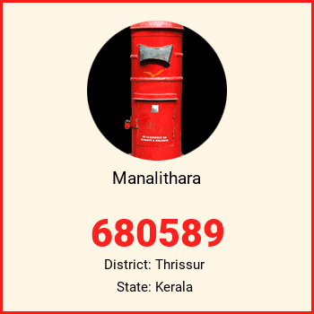 Manalithara pin code, district Thrissur in Kerala