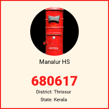 Manalur HS pin code, district Thrissur in Kerala