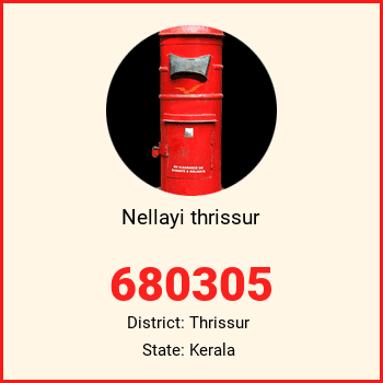 Nellayi thrissur pin code, district Thrissur in Kerala