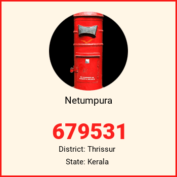 Netumpura pin code, district Thrissur in Kerala