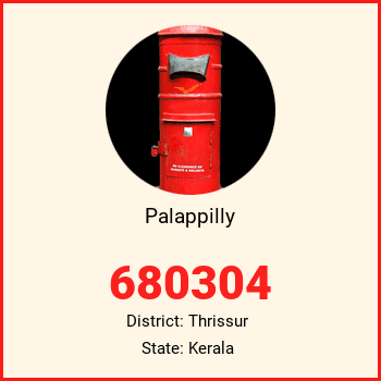 Palappilly pin code, district Thrissur in Kerala