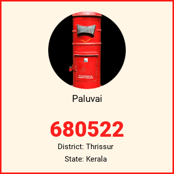 Paluvai pin code, district Thrissur in Kerala