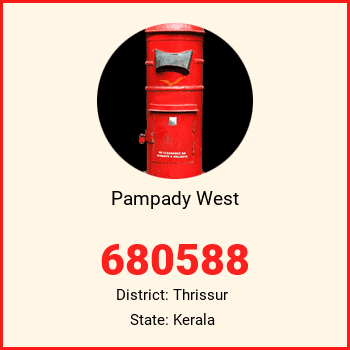 Pampady West pin code, district Thrissur in Kerala