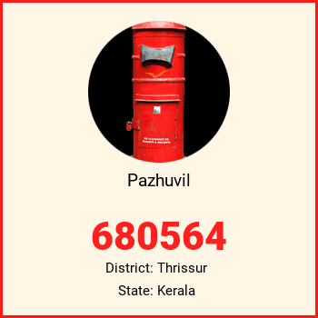 Pazhuvil pin code, district Thrissur in Kerala