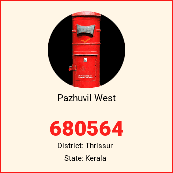 Pazhuvil West pin code, district Thrissur in Kerala