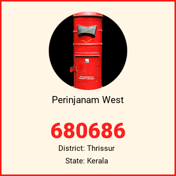 Perinjanam West pin code, district Thrissur in Kerala