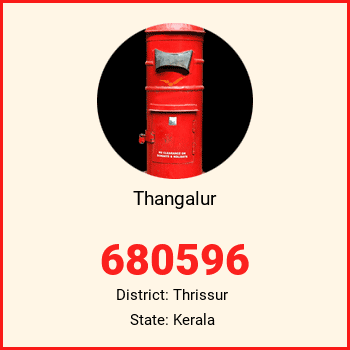 Thangalur pin code, district Thrissur in Kerala