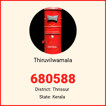 Thiruvilwamala pin code, district Thrissur in Kerala