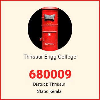 Thrissur Engg College pin code, district Thrissur in Kerala