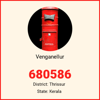 Venganellur pin code, district Thrissur in Kerala
