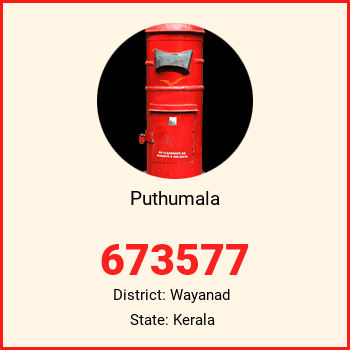 Puthumala pin code, district Wayanad in Kerala