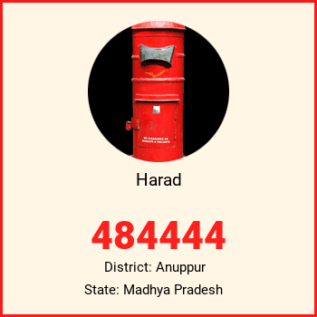 Harad pin code, district Anuppur in Madhya Pradesh