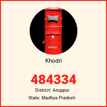 Khodri pin code, district Anuppur in Madhya Pradesh