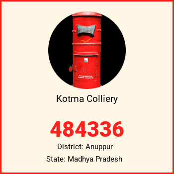 Kotma Colliery pin code, district Anuppur in Madhya Pradesh