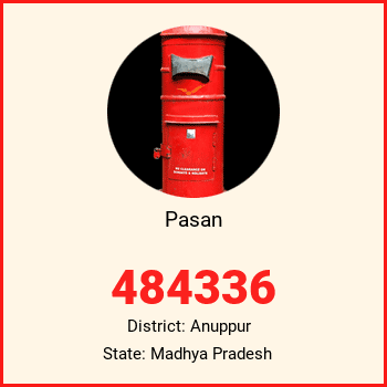 Pasan pin code, district Anuppur in Madhya Pradesh