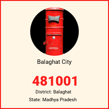 Balaghat City pin code, district Balaghat in Madhya Pradesh