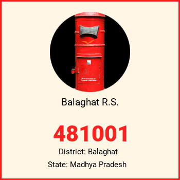 Balaghat R.S. pin code, district Balaghat in Madhya Pradesh