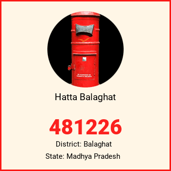 Hatta Balaghat pin code, district Balaghat in Madhya Pradesh