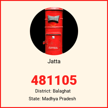 Jatta pin code, district Balaghat in Madhya Pradesh