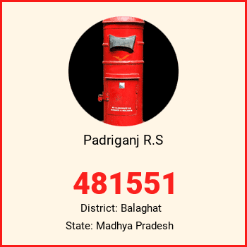 Padriganj R.S pin code, district Balaghat in Madhya Pradesh