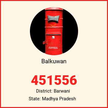 Balkuwan pin code, district Barwani in Madhya Pradesh