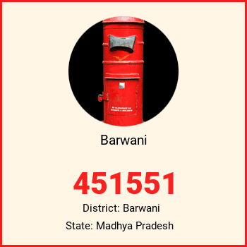Barwani pin code, district Barwani in Madhya Pradesh