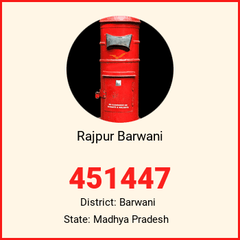Rajpur Barwani pin code, district Barwani in Madhya Pradesh