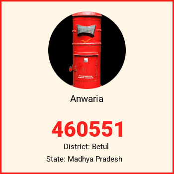 Anwaria pin code, district Betul in Madhya Pradesh