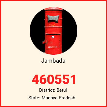 Jambada pin code, district Betul in Madhya Pradesh