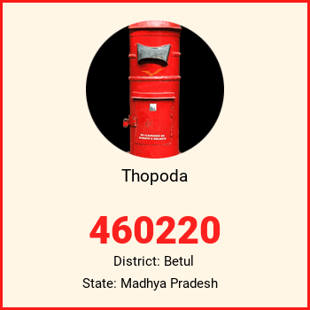 Thopoda pin code, district Betul in Madhya Pradesh