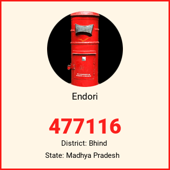 Endori pin code, district Bhind in Madhya Pradesh