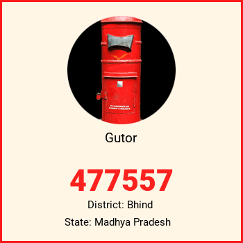 Gutor pin code, district Bhind in Madhya Pradesh
