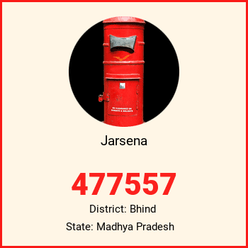 Jarsena pin code, district Bhind in Madhya Pradesh