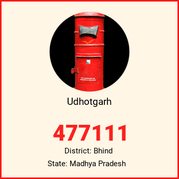 Udhotgarh pin code, district Bhind in Madhya Pradesh