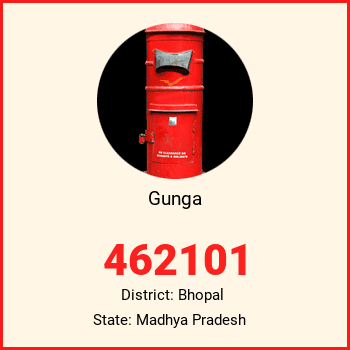 Gunga pin code, district Bhopal in Madhya Pradesh