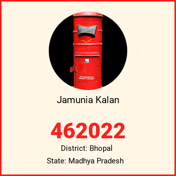 Jamunia Kalan pin code, district Bhopal in Madhya Pradesh