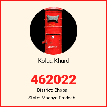 Kolua Khurd pin code, district Bhopal in Madhya Pradesh