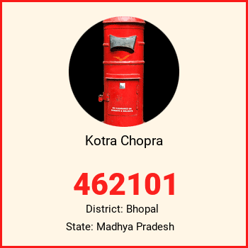 Kotra Chopra pin code, district Bhopal in Madhya Pradesh